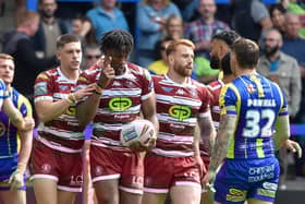 Junior Nsemba has now scored five tries in 27 appearances for Wigan Warriors