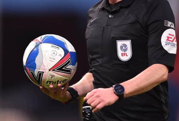 EFL match ball. (Photo by Nathan Stirk/Getty Images)