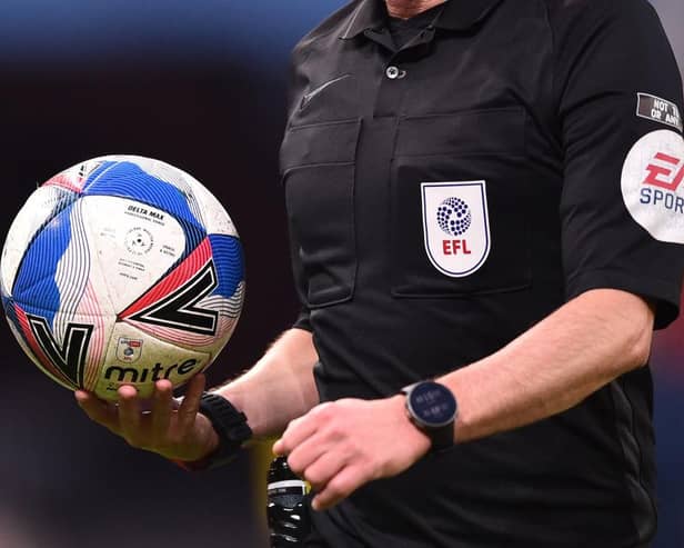 EFL match ball. (Photo by Nathan Stirk/Getty Images)