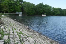 Worthington Reservoir, Worthington Lakes, Standish. Water levels are much lower than usual for this time of year - and there's still the summer to come