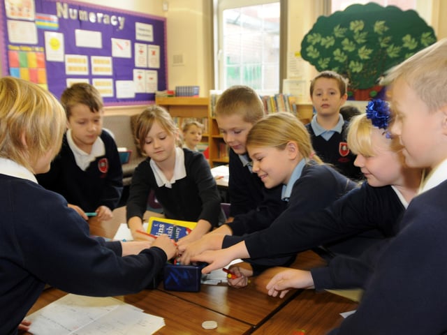 Year 4 get their pencils