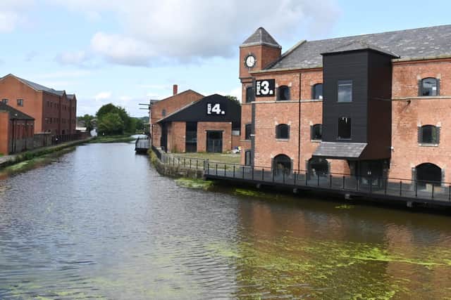 The buildings at the Wigan Pier development, Wallgate, Wigan.