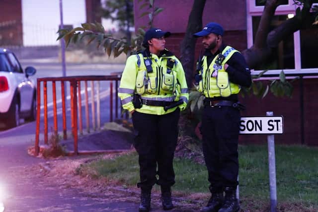 Police, happily, had little to do as the demonstration failed to materialise