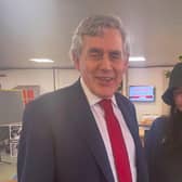 Former Prime Minister Gordon Brown visits The Brick