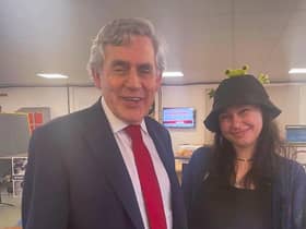 Former Prime Minister Gordon Brown visits The Brick