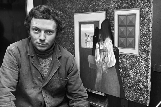 Artist, John Picking, who lived in Manor Road, Shevington, and had some of his Sicilian paintings exhibited at the Colin Jellicoe Gallery in Manchester in February 1972.