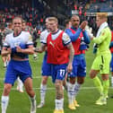 Jubilant scenes at the full-time whistle