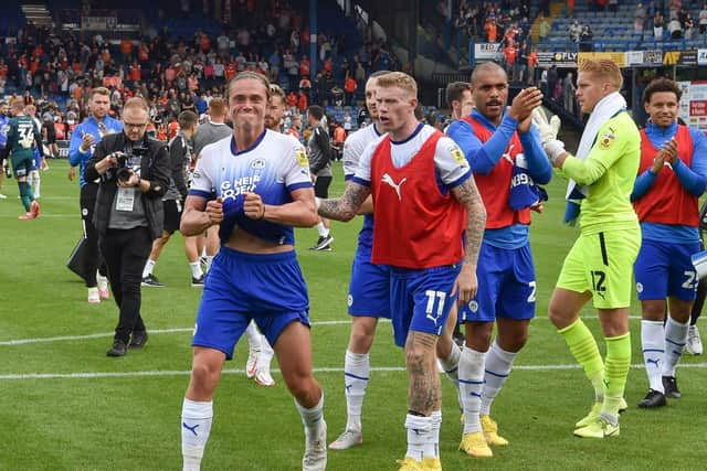 Jubilant scenes at the full-time whistle