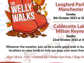 Medical Detection Dogs Welly walk - join in at Longford Park, Manchester