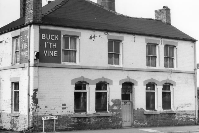 Buck I'th Vine pub on Clayton Street in Wigan