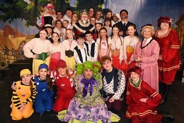 St Michael's Amateur Dramatic Society, Wigan, get ready for their annual pantomime, Old King Cole.
