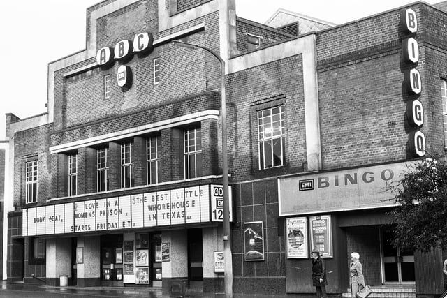 The ABC or Ritz cinema and EMI bingo club in December 1982.