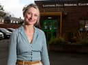 Dr Ewa Craven outside Lostock Hall Medical Centre. Photo: Kelvin Stuttard