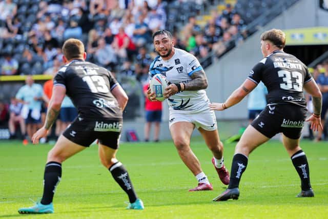 Toulouse’s Harrison Hansen in action