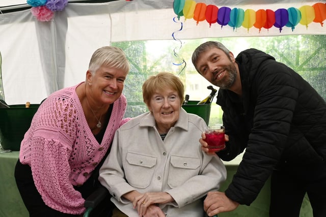 Residents, staff and visitors enjoyed a summer party in celebration.