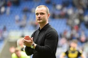 Shaun Maloney applauds the Latics fans after the game at Reading