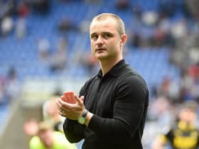 Shaun Maloney applauds the Latics fans after the game at Reading