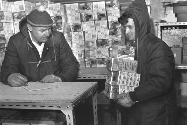 You had to wrap up warm to work at the Wigan Delekta frozen food processing factory