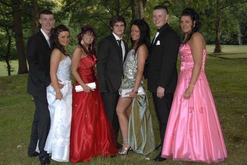 Pictured are LtR: Nathan Lack, Charlotte Henderson, Nicola Glover, Kieron Ford, Jodie Taberner, Adam Lavin and Emily Moss
Deanery High School Leavers Ball
Kilhey Court 2010