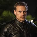 Outlander star Sam Heughan played hunky motorcycle cop Danny in the new Channel 4 drama The Couple Next Door (Picture courtesy Channel 4)