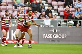 Kruise Leeming was forced from the field due to injury during the win over London Broncos