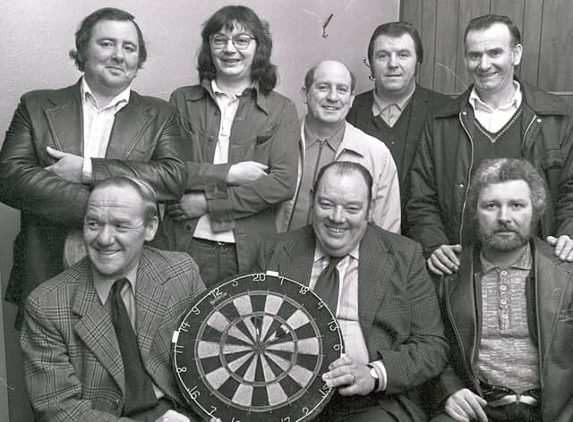 Retro 1978Wigan Athletic supporters darts team