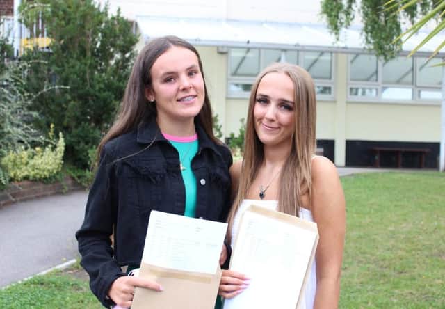 Madeleine Churchman and Maddison Bryan both hope to continue their studies at St John Rigby College