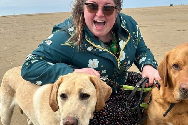 Volunteer puppy raiser Gemma Fairhurst