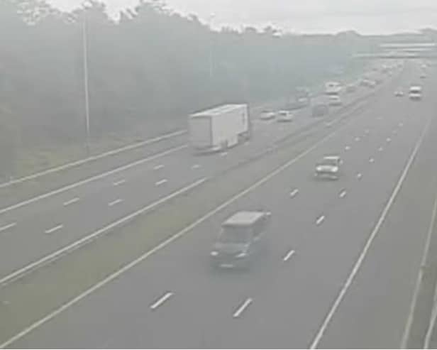 Traffic had returned to normal on the M6 in the early evening following this morning's crash