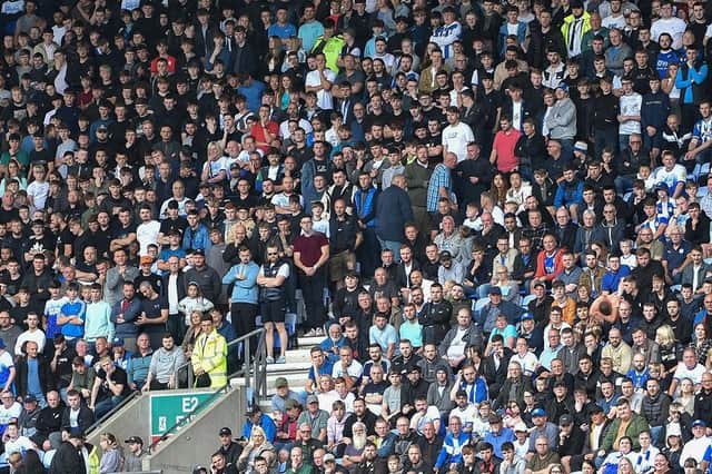 The Latics fans enjoy last weekend's game against Preston