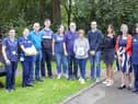 Aspull ward staff and the family of Ann MacFaul