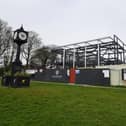 The construction of the new Aspull health and wellbeing centre back in September