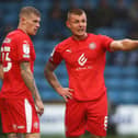 Max Power, pictured with James McClean, is looking for a new club this summer