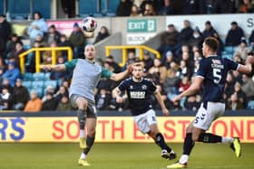 Will Keane in action at Millwall