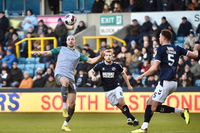 Will Keane in action at Millwall