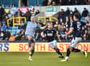 Will Keane in action at Millwall