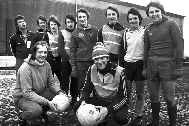 RETRO 1979 - Local schools join Wigan Athletic players training sessions in January 1979