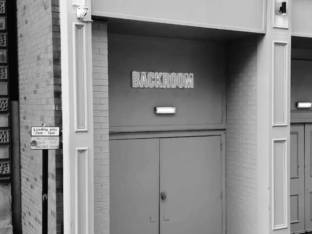 Backroom will be open from 1-6am