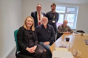 Meeting with council officers, local councillors, and community stakeholders to discuss important infrastructure projects.