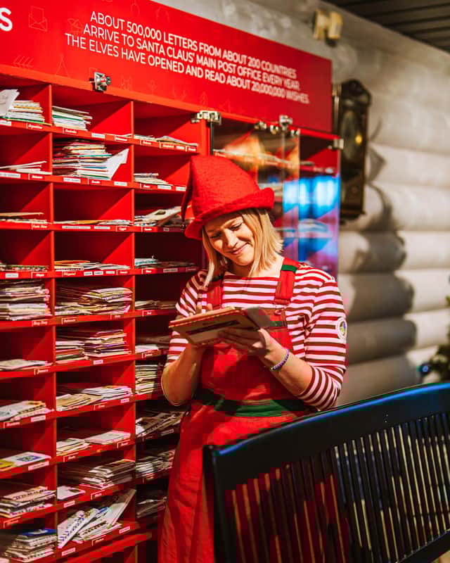 Sorting out letters for Santa Claus
