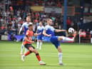 Will Keane in action at Luton