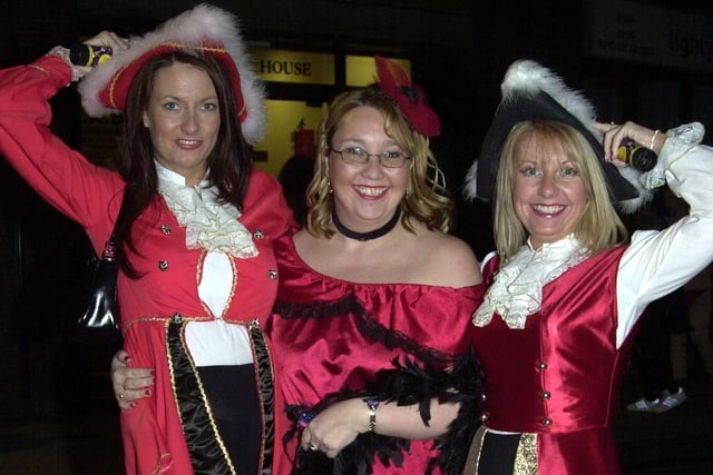 Fancy dress fun on Wigan's King Street on Boxing day night - 2004
