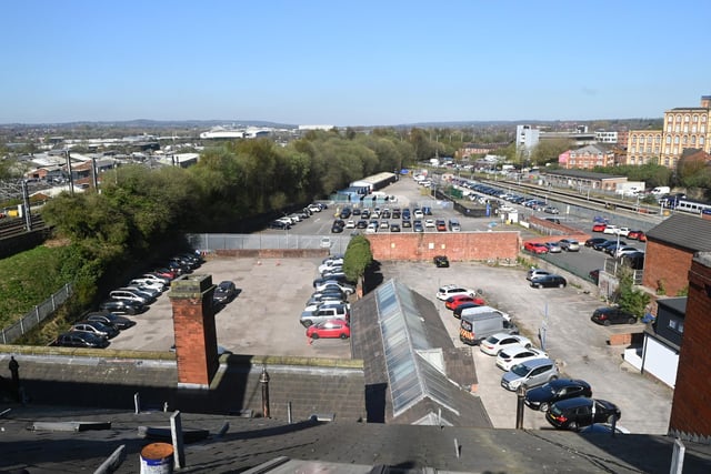 The view from one of the roof terraces.