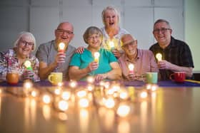 Brian Monks, far right, with fellow members of St Helens and Warrington Oddfellows