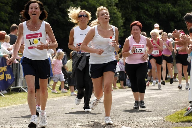 Action from Race for Life in 2009