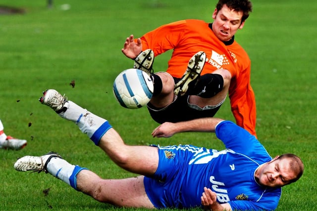 Action from Marus Bridge v Wigan Panthers in the Houghton Cup 2nd round on Sunday 9th of October 2005. Wigan Panthers won 3-1.