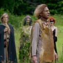 Grayson Perry participates in a ritual with druids