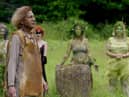 Grayson Perry participates in a ritual with druids