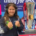 Hindley ARLFC Girls under-12 player Sofia Reis-Coop is taking on her own '7 in 7' challenge