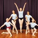The young dancers (from left to right): Lavinia-Rose, Sophia, Isabella, Roma and Amelia.